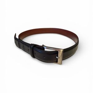 Men's Black Leather Belt
